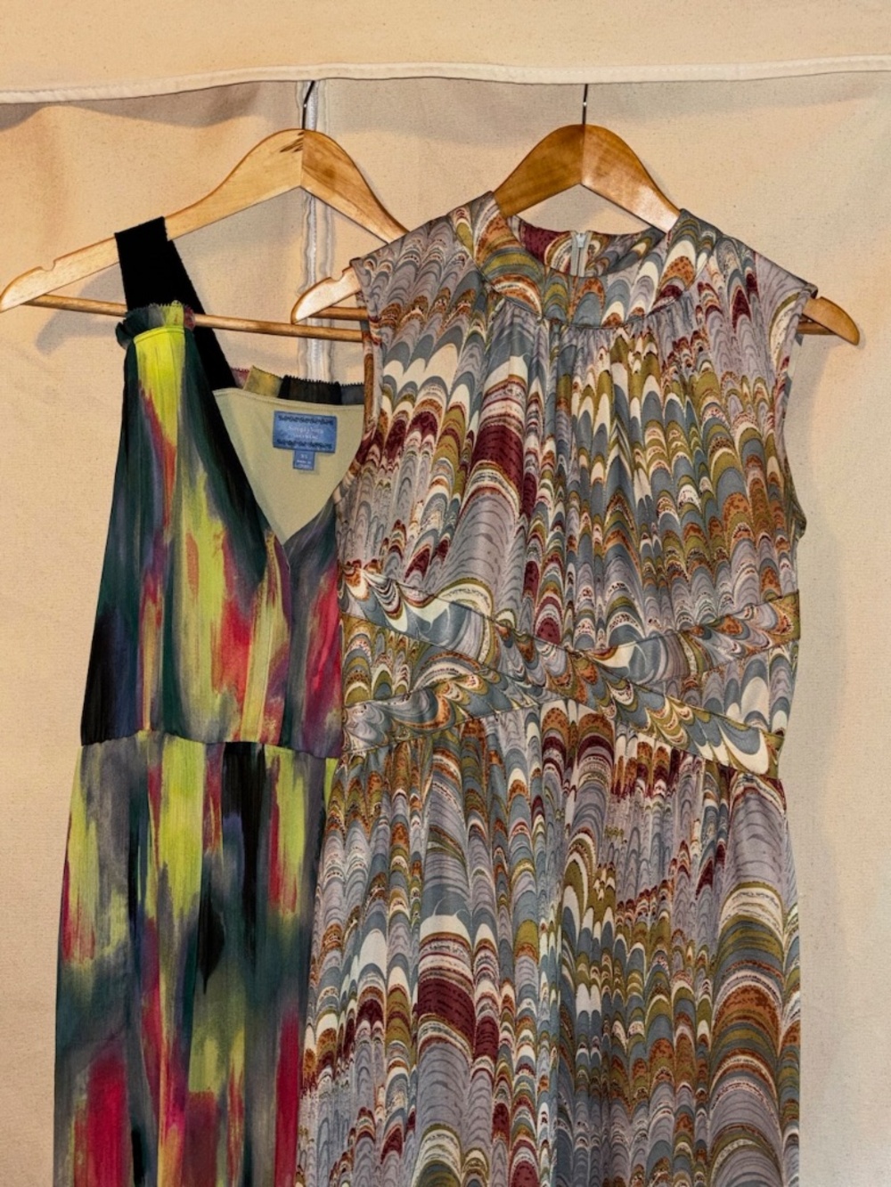 Bundle of Two Ladies Dresses Abstract